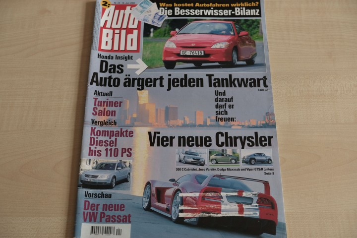 Deckblatt Auto Bild (24/2000)